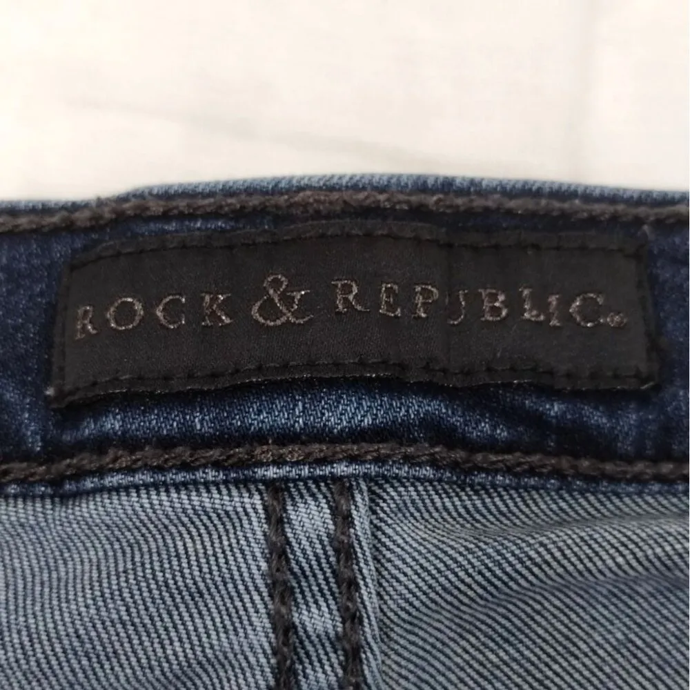 Rock&Republic Women's Blue Pants/Jeans/Bootcut Sz10 SKU 3589 - Image 6