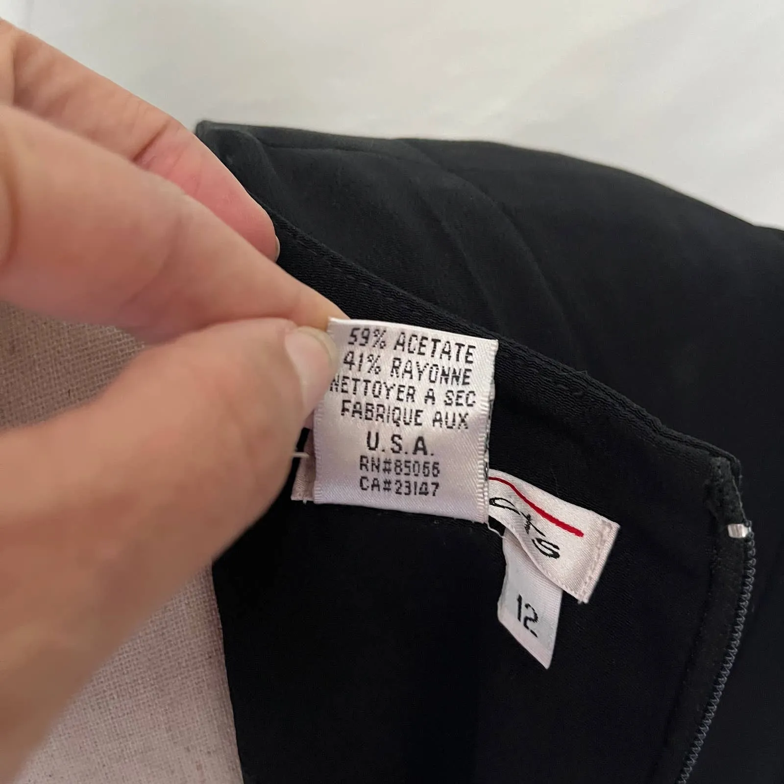 Vintage 80s Talbots Belted Dress Size 12 Preppy Minimalist Quiet Luxury USA - Image 11