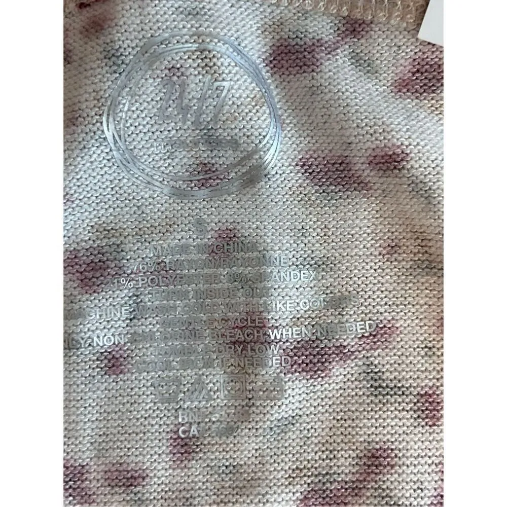 Maurices Prairie‎ Floral Soft Yellow Henley Knit Top SMALL Casual Coquette NWT - Image 4