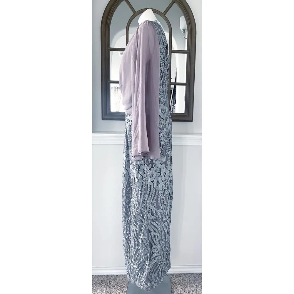 JS Collections Amari One Shoulder Twist Gown, Size 14 with Tag, Retail $348 - Image 9