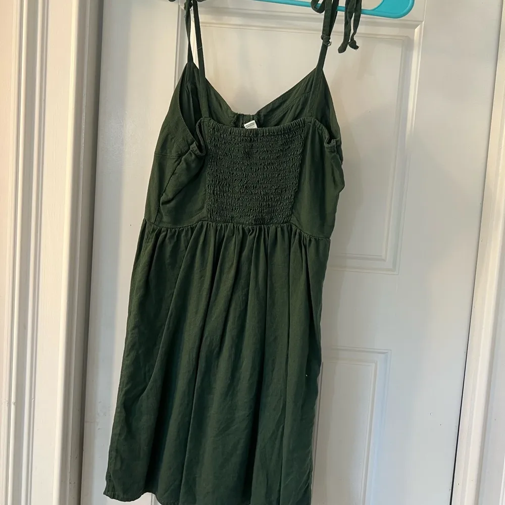 Forest Green Mini Dress XS - Image 3