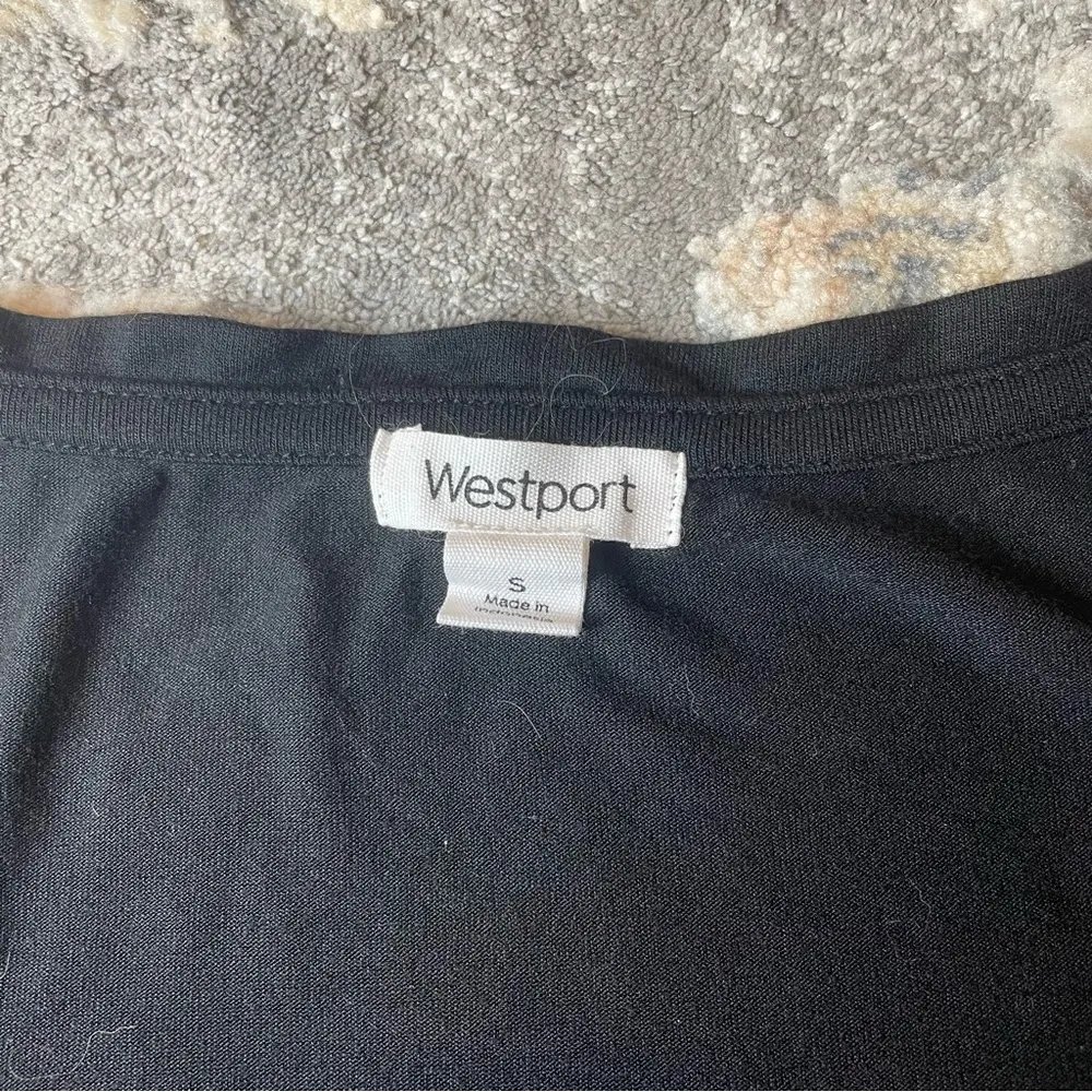 Black Cold Shoulder Women's Top - Image 3