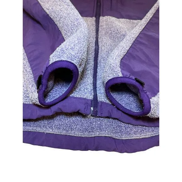 EUC The‎ North Face Denali Fleece Collared Full Zip Jacket Purple Women Small - Image 5
