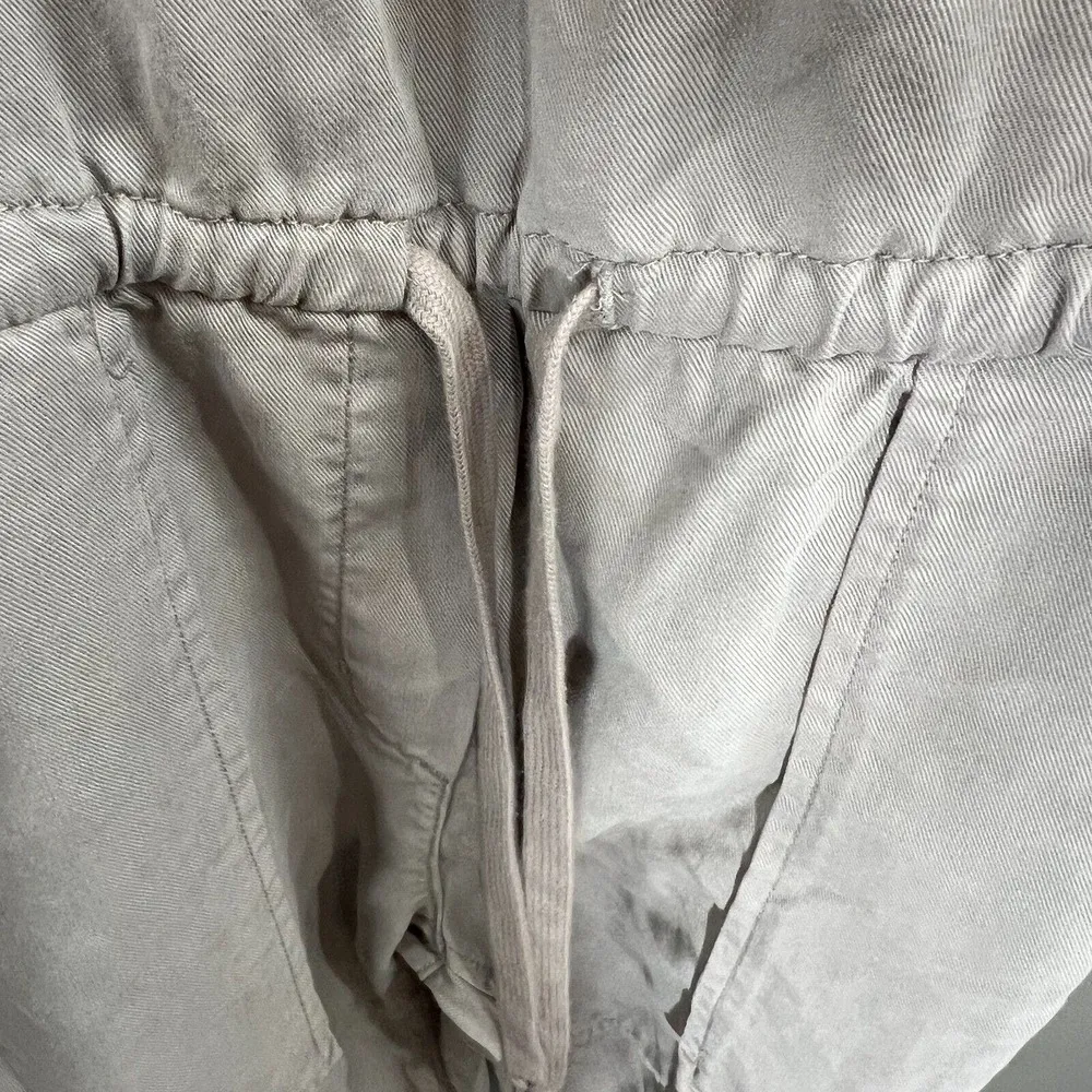 Aritzia Wilfred Free Valletta Overalls Jumpsuit One-Piece Khaki XS Crop - Image 6