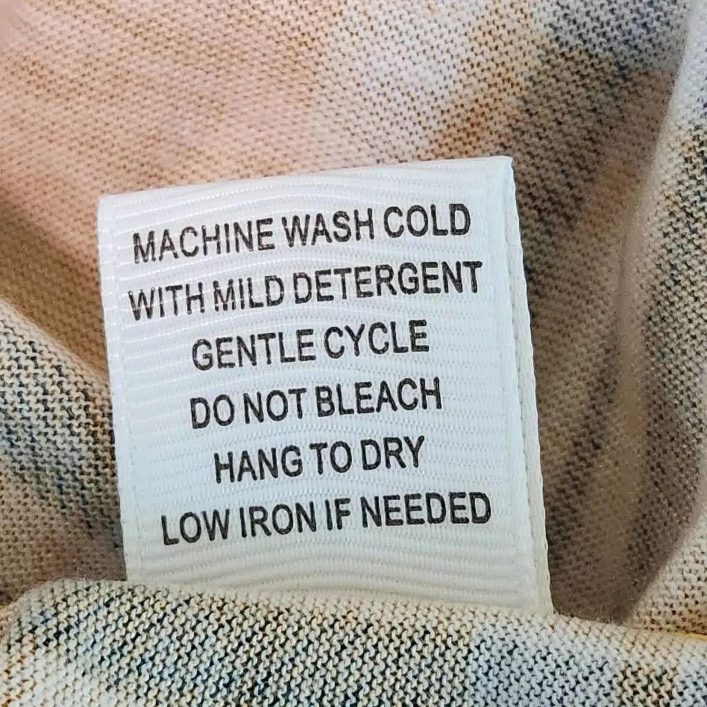 Eden & Olivia Yellow Plaid Button Down NWT Size Small Mustard Button Down Shirt - Image 9