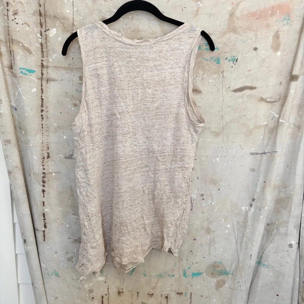 Athleta Twist Front Linen Zephyr Tank Top - Image 4