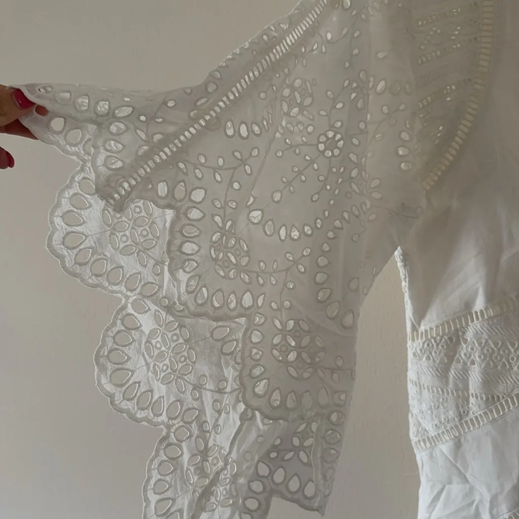 ALLSAINTS Luci Broderie Mini Dress, Size US 6, $299 - Image 10