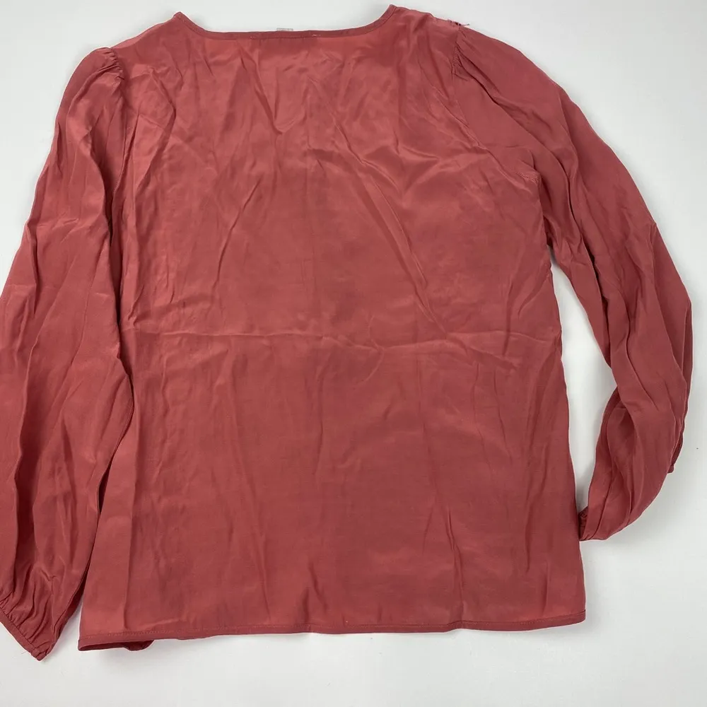 LOFT Pink Embroidery Design NWT Blouse Size S Women’s - Image 10