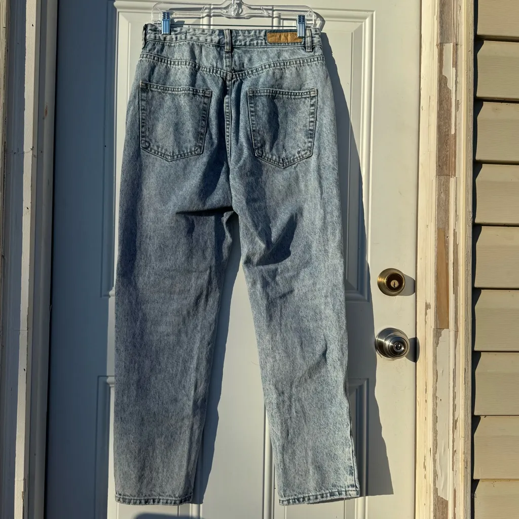 COTTON:ON  Women's Distressed Acid Wash MOM’S Jeans Size 8 - Image 3