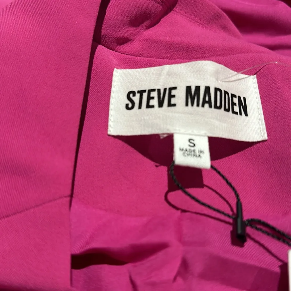NWT Steve Madden  Payton Blazer Color:Raspberry - Image 5