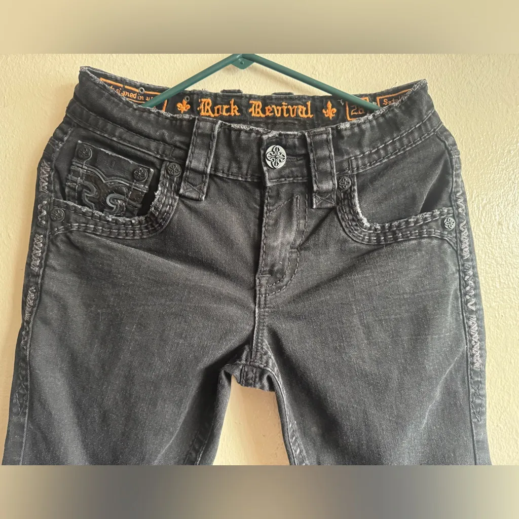 Rock Revival Charcoal Jeans - Image 3