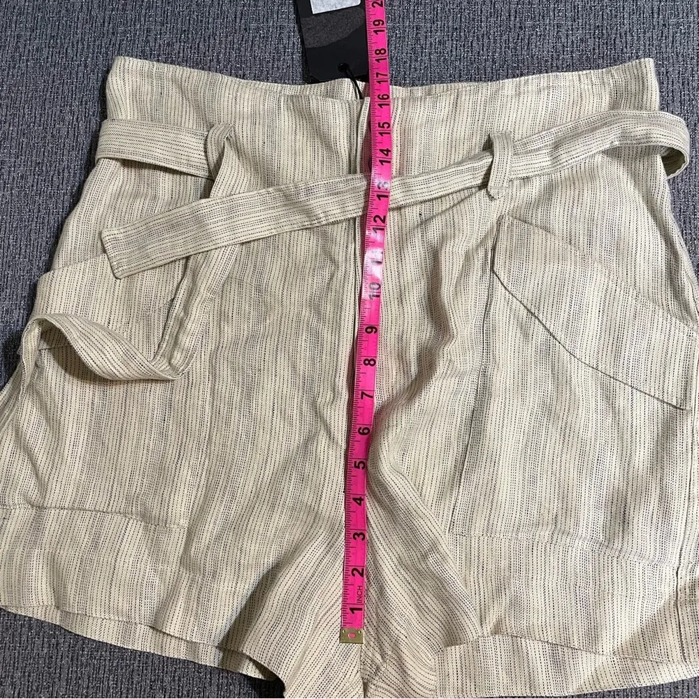 Rag & Bone Striped Linen Cargo Shorts - Image 12