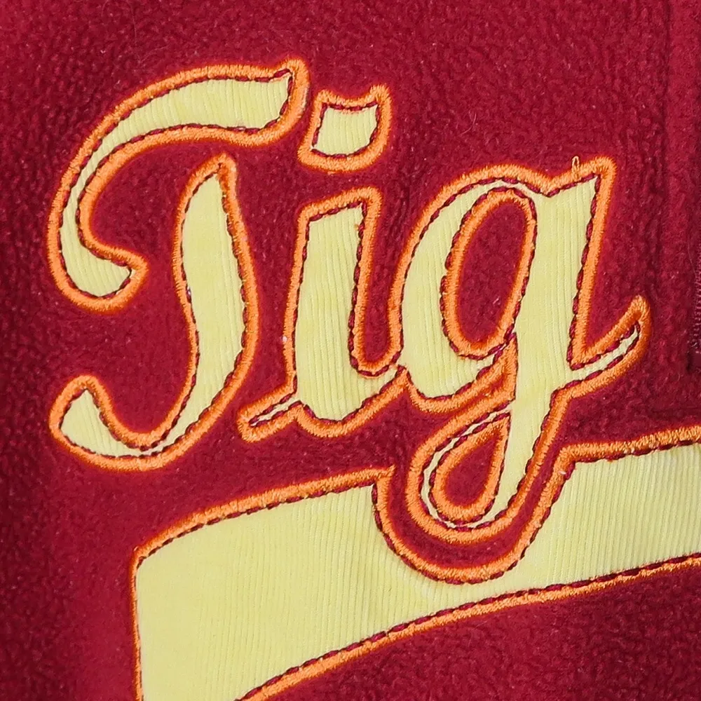 Vintage 90s Winnie the Pooh Tigger Fleece Half Zip Hoodie - Image 4