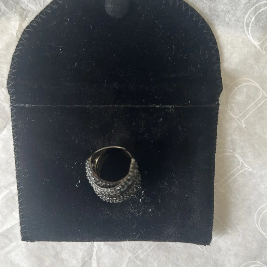 Arthur Marder Black Spinel wrap Ring size 6 - Image 3