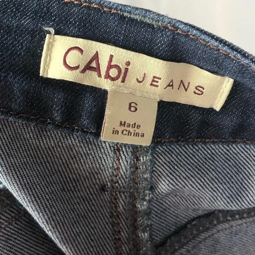 Cabi Dark Wash Classic Bootcut Jeans 6 #203 - Image 4