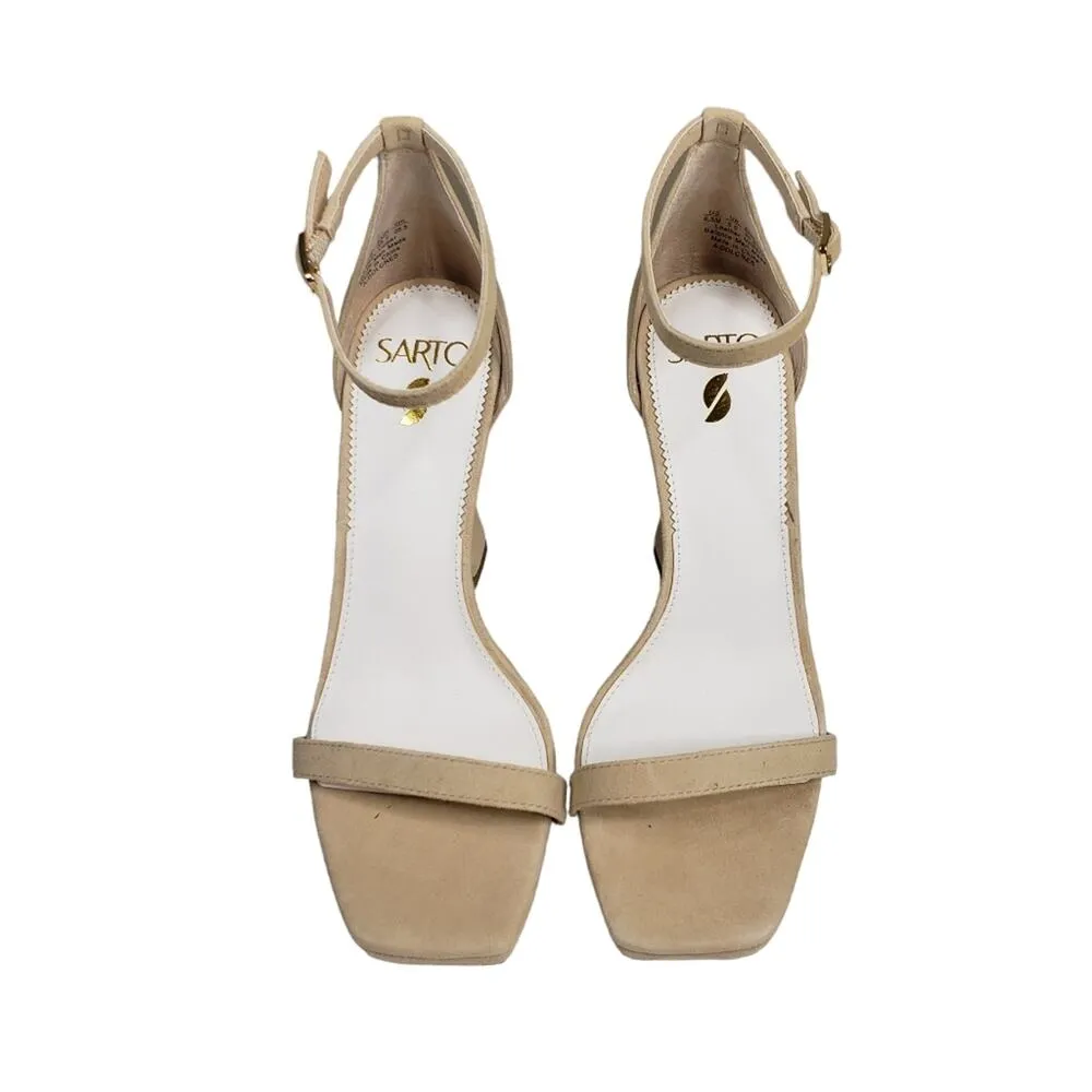 SARTO by Franco Sarto Womens 8.5 Dolores Ankle Strap Leather Sandal NEW - Image 3