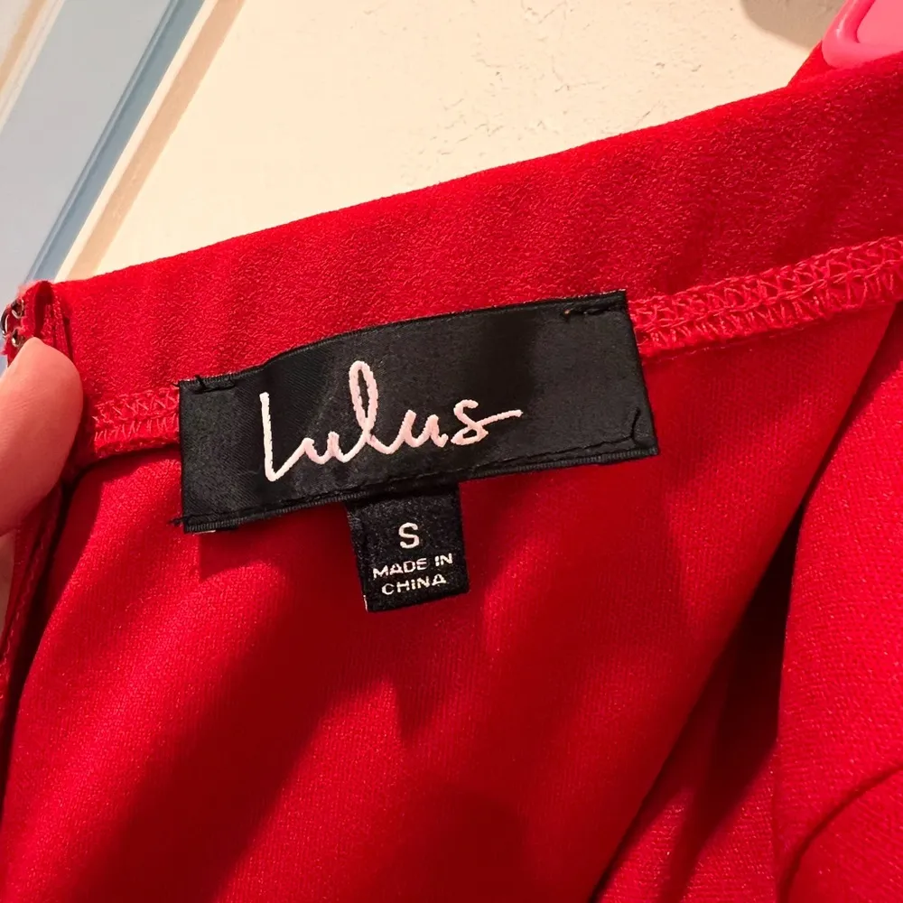 Stunning Red Strapless Jumper - Image 6