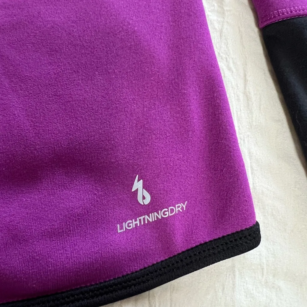 New Balance  Purple‎ Fleece Pullove Size Small - Image 8