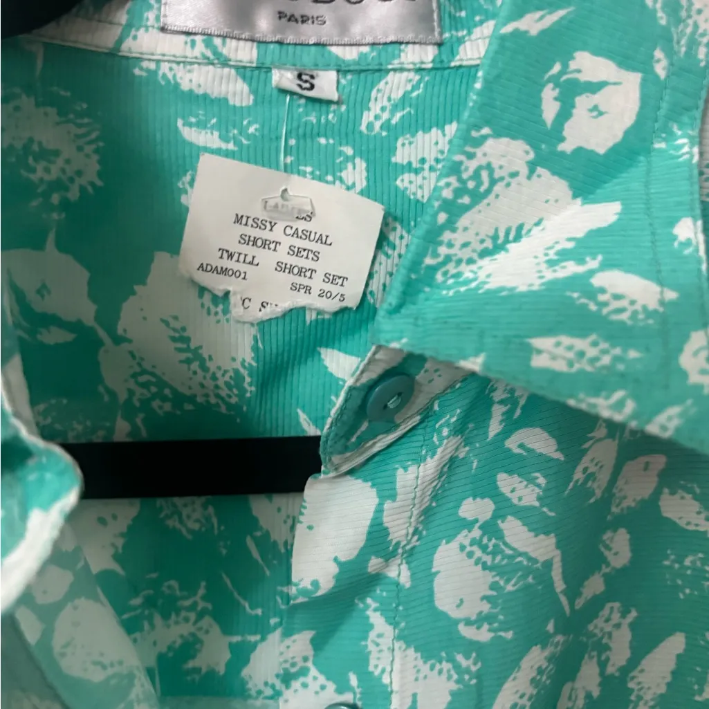 Aris Turquoise Floral Button - Image 6