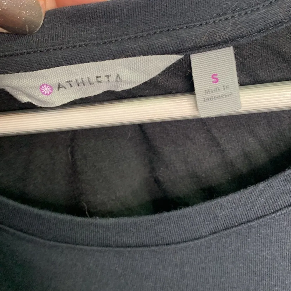 Athleta Women Carefree Tee Cap Sleeve Dress Black Style 777101 W-634 Sz S - Image 7