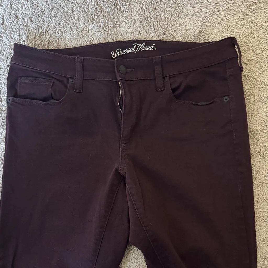 Universal Thread Deep Burgundy Jeans / J13 - Image 2