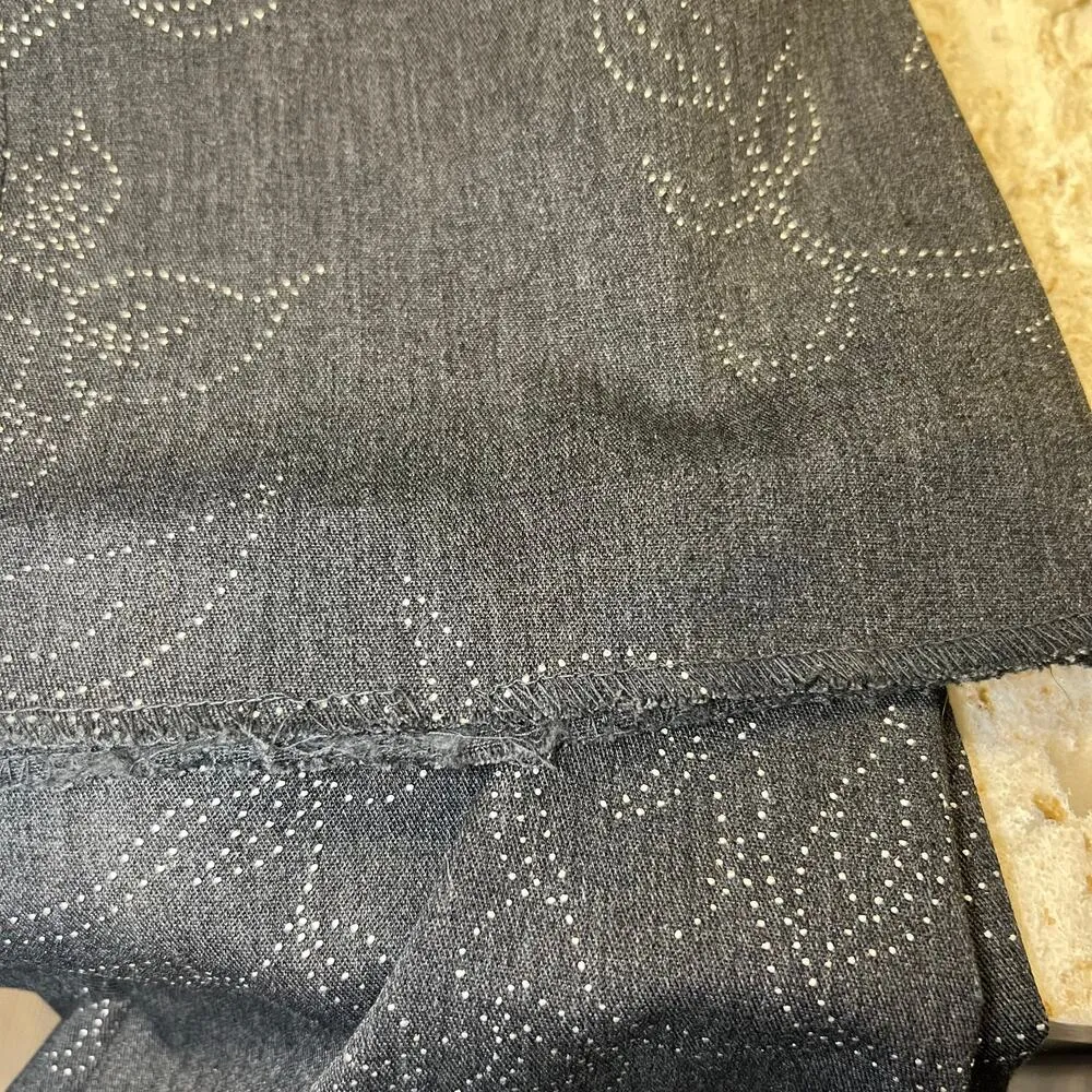 New York & Company Women’s Studded Floral Dress Pants Size 6 Gray - Image 5