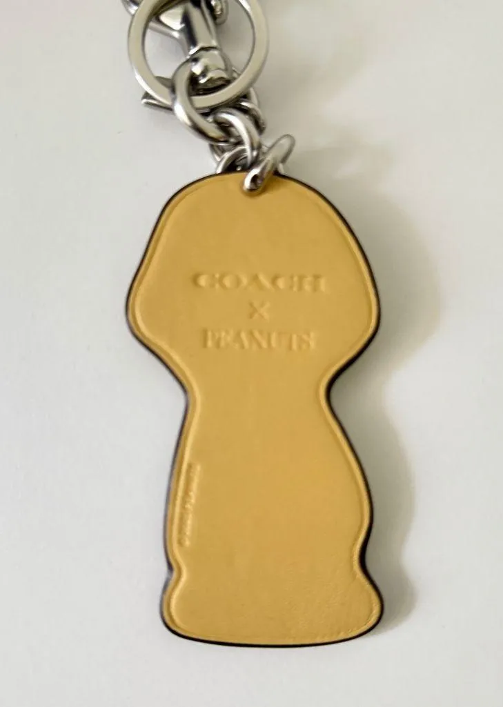 Coach X Peanuts Charlie Brown Bag Charm CBG59 NWT - Image 3