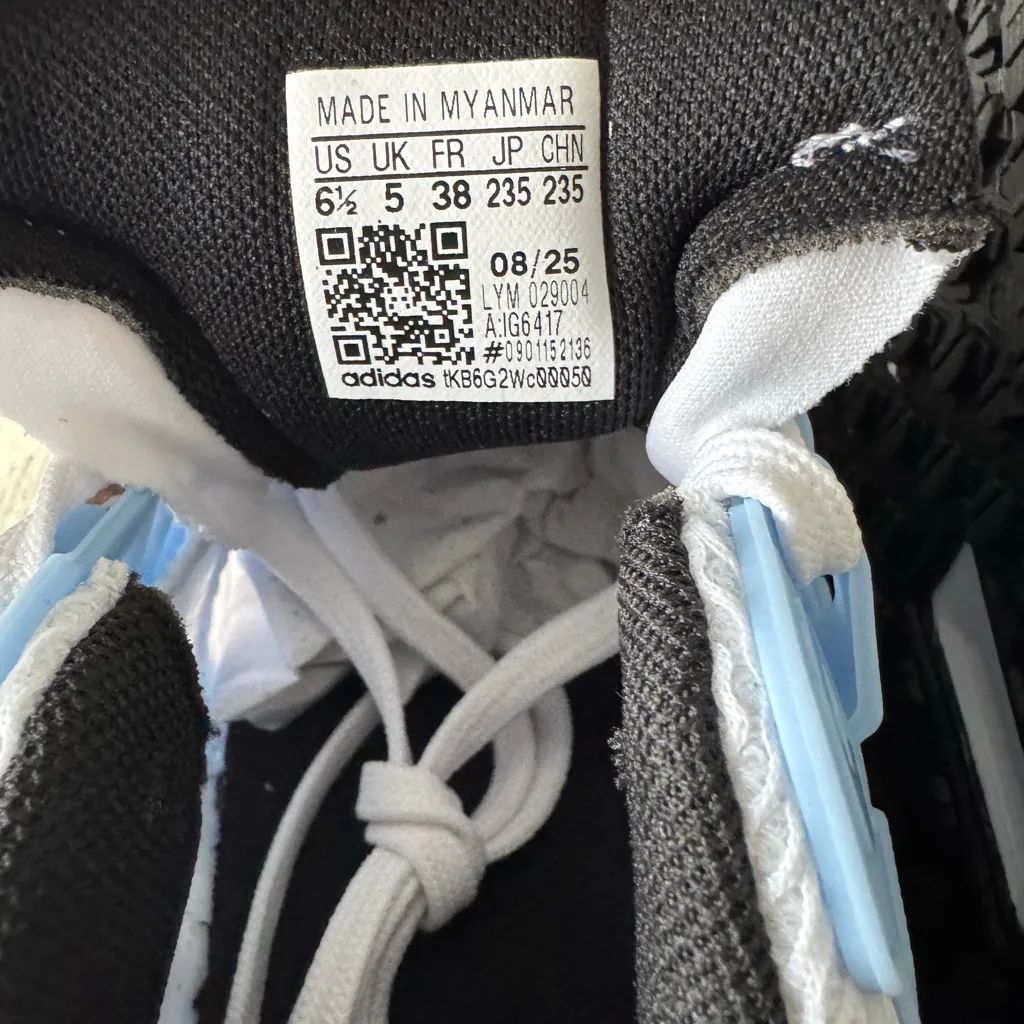 adidas Ultimashow Cloud White Blue Dawn Core Womens 6.5 - Image 8