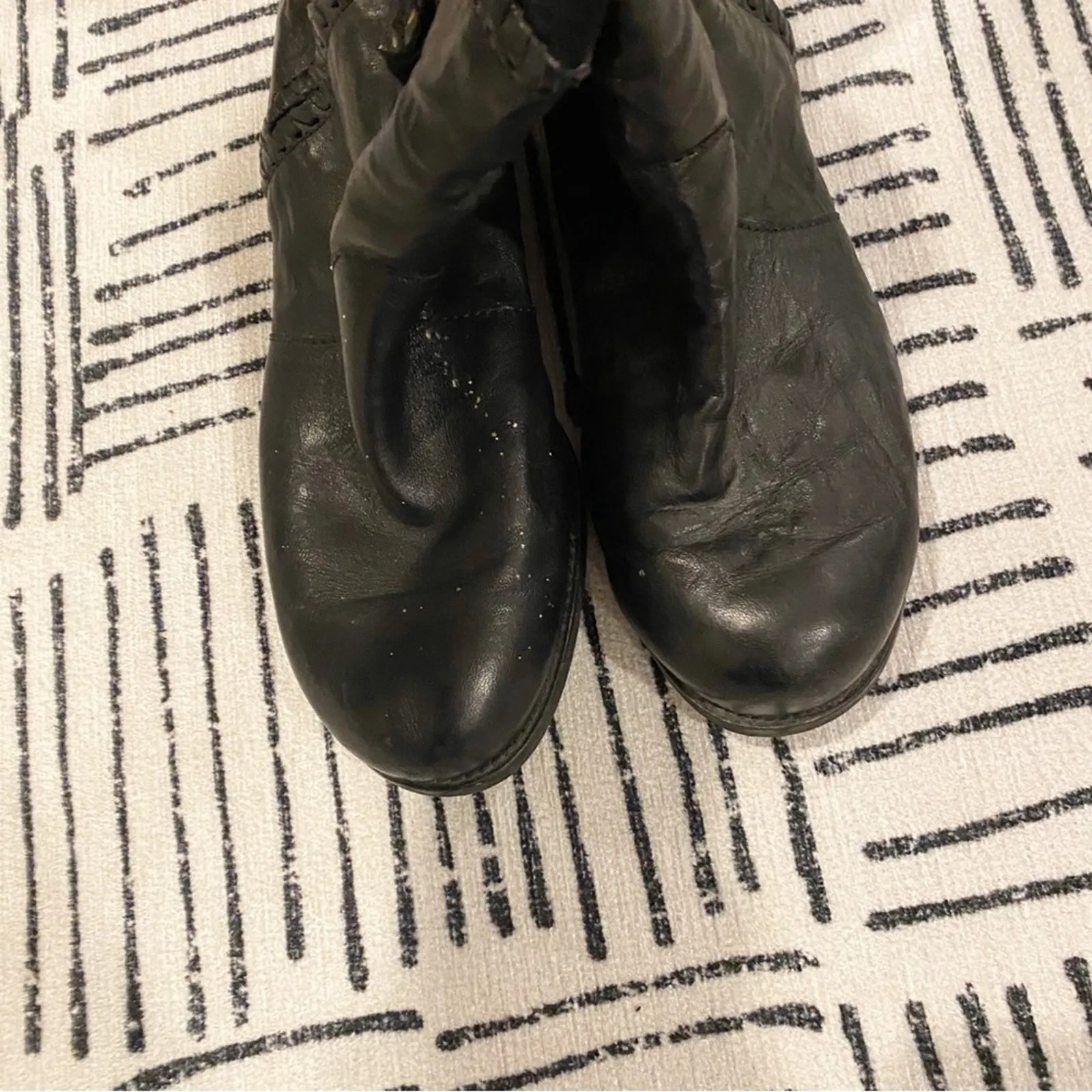 Jimmy Choo Black Studded Major Boots 9.5 / 40 - Image 7