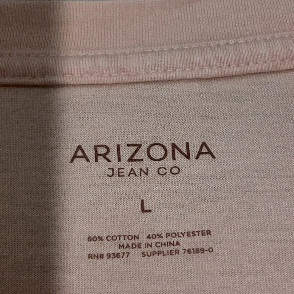 Arizona Jean Co large cropped pink withered rose long sleeve ruffle shoulder nwt - Image 3