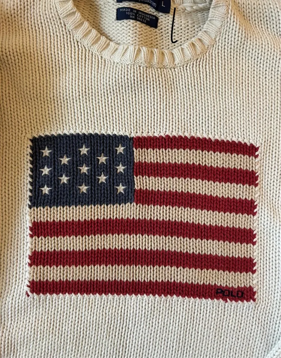 Ralph Lauren American Flag Sweater - Image 2