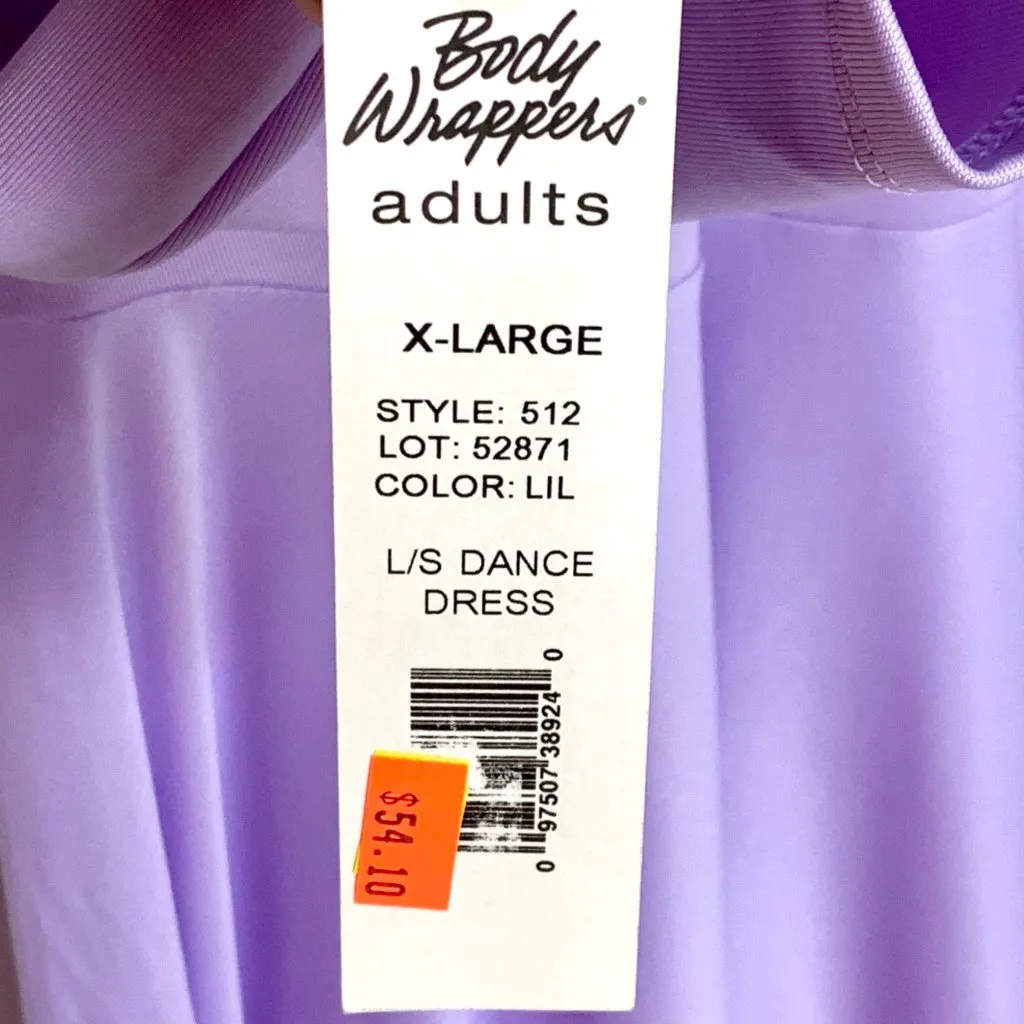 Body Wrappers Praise Purple XL Maxi Dance Dress Full Lyrical Liturgical Worship - Image 9
