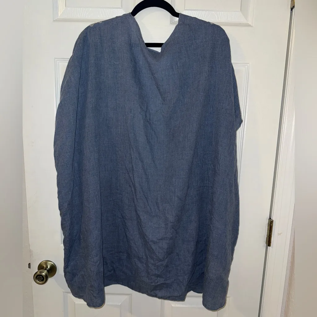 Style & Co. Gray Kimono with Subtle Embroidery - Image 2