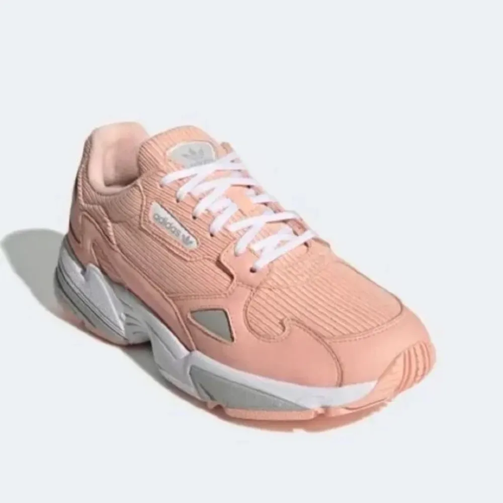 ADIDAS Corduroy Falcon Sneakers in Glow Pink - Image 3