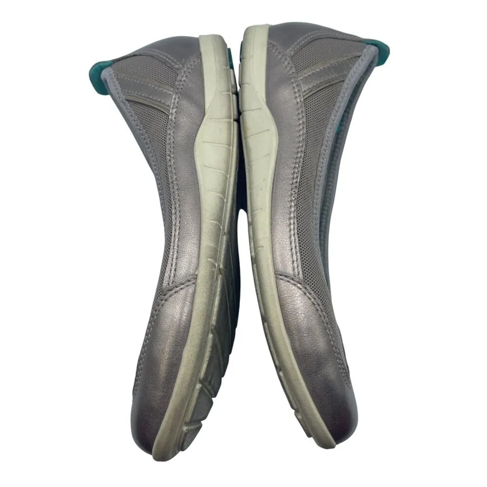 Ecco Bluma Slip On Ballet Flat Pewter Silver Size 36 (6) Comfort - Image 7