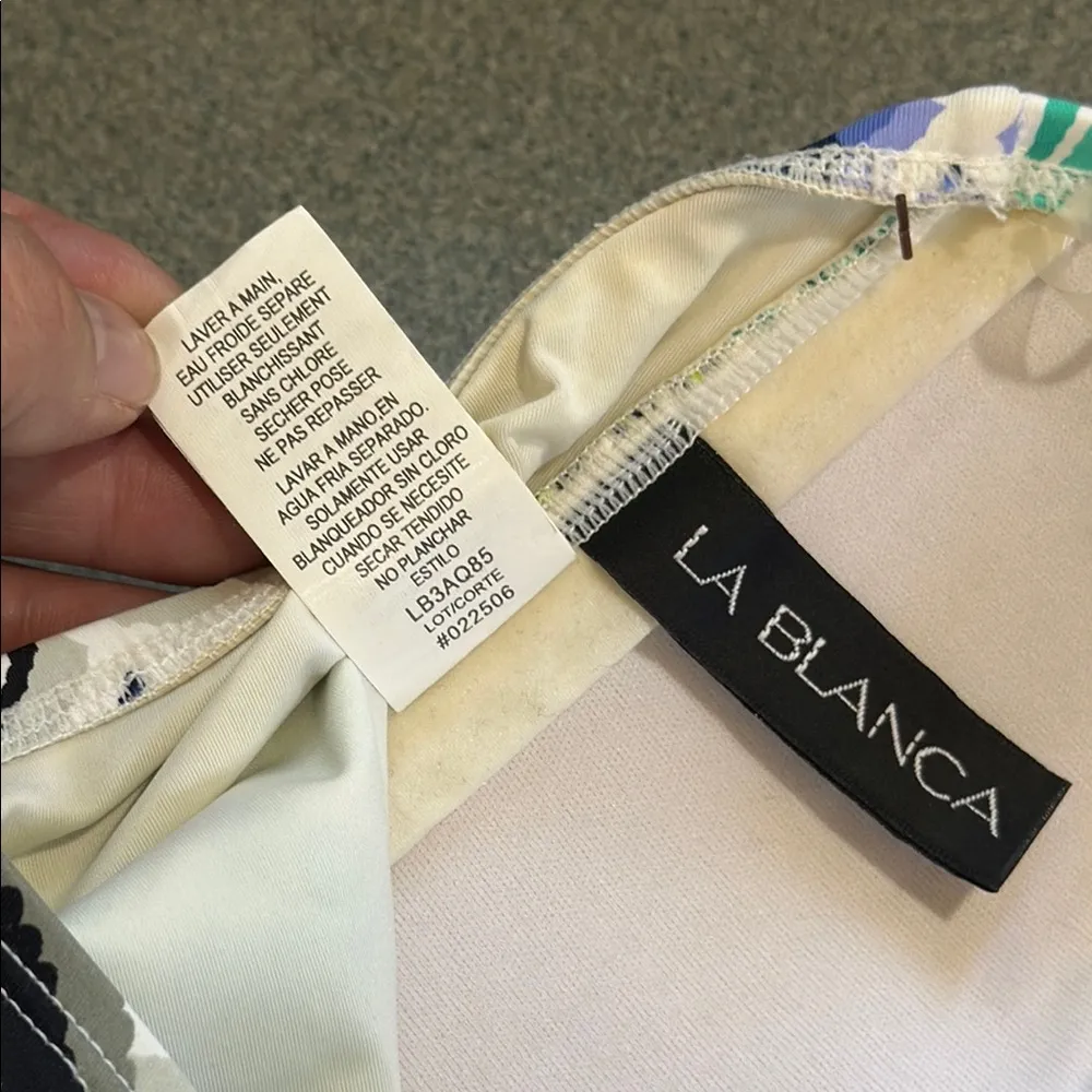 La Blanca Multicolor Strapless Top - Image 9