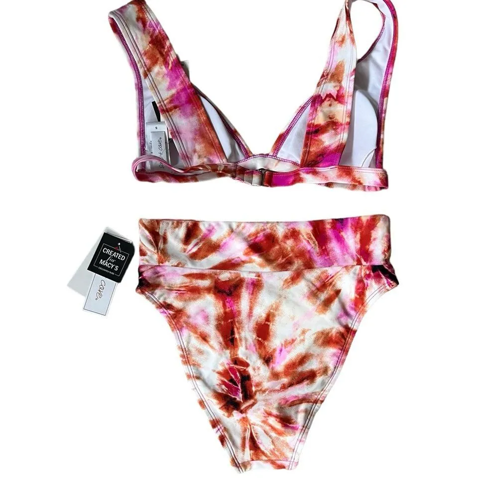 Salt + Cove's tie-dyed bikini Net Size Small. - Image 3