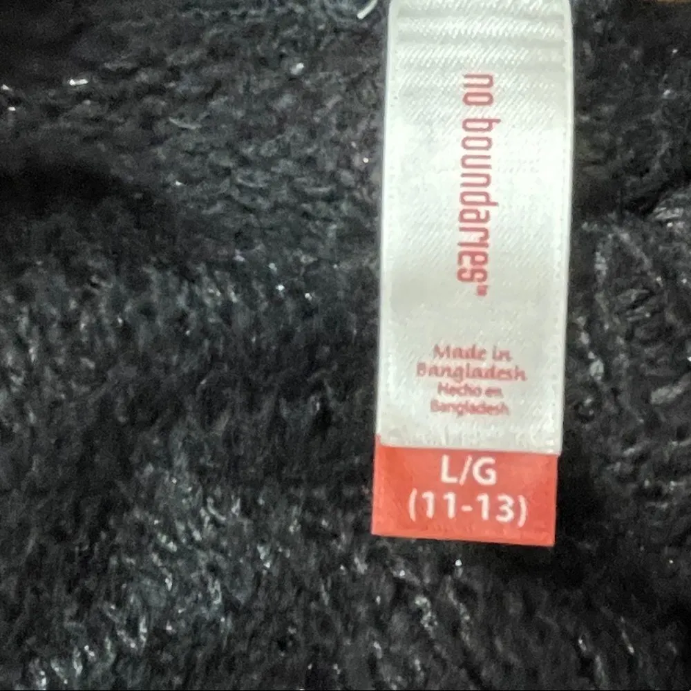 No Boundaries  Sparkly‎ Sweater Black - Image 6