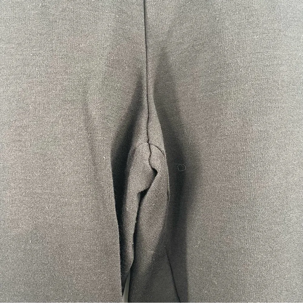 EILEEN FISHER Pants Black Stretch Pullon Pants Spandex Washable Size Medium - Image 9