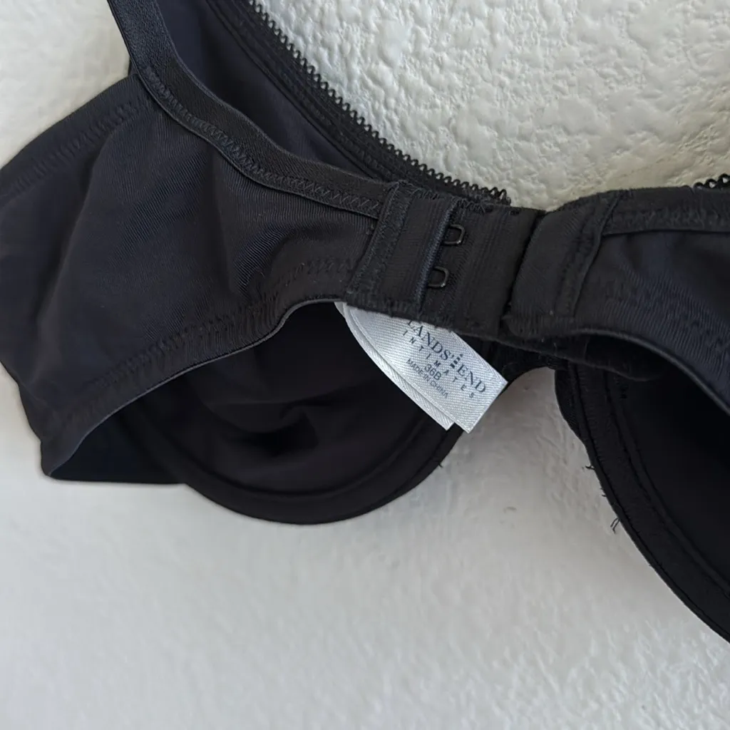 Lands' End Intimates Black Soft Cup Underwired 36B Size undefined - Image 5