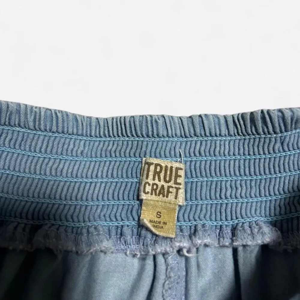 TRUE CRAFT Light Wash Chambray Jogger Pants - Size Small - Image 7