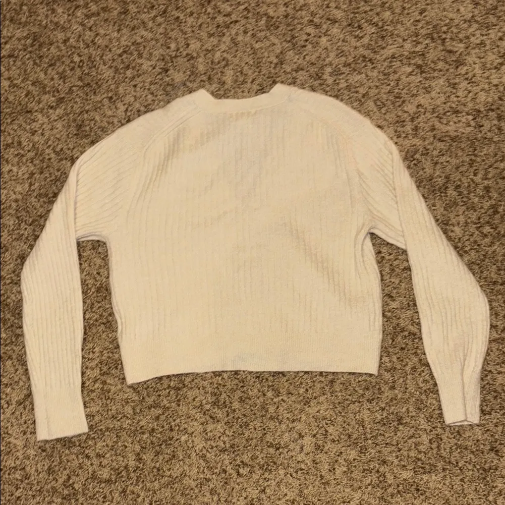 H&M Beige Cardigan Sweater - Image 3