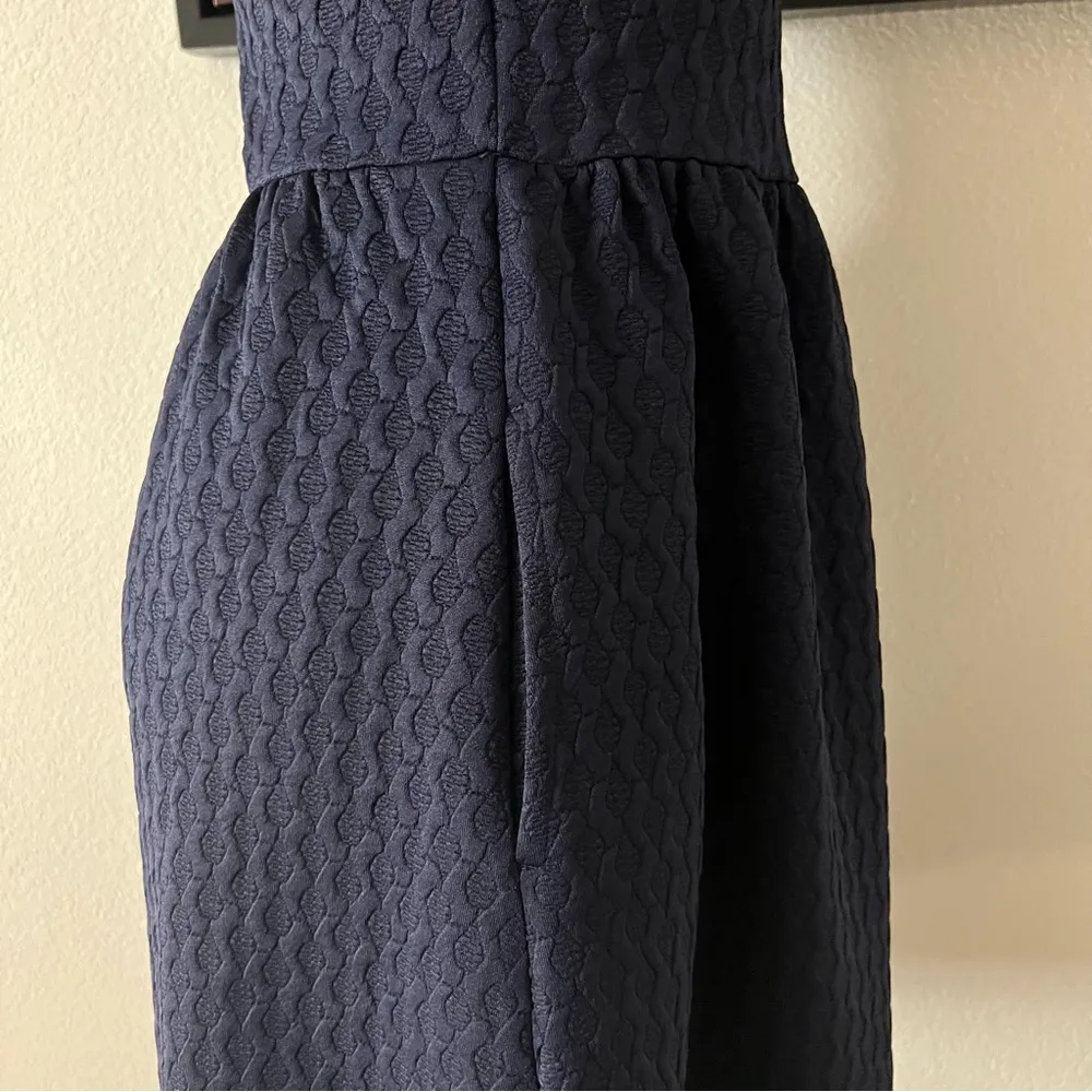 Maeve Anthropologie Sleeveless A-Line Dress Size S Textured Scalloped w/Pockets - Image 9