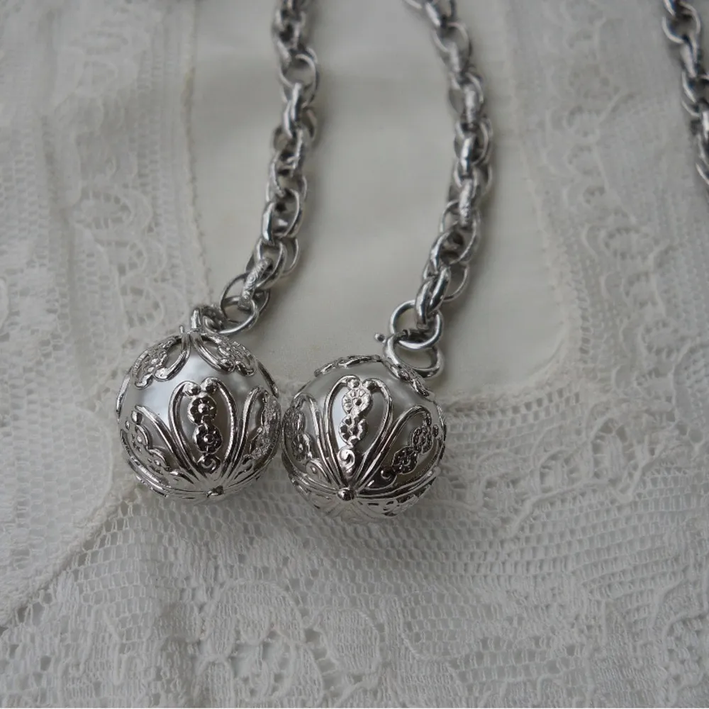 Sara Coventry vintage 70s chain necklace belt ability in silver tone - Image 3