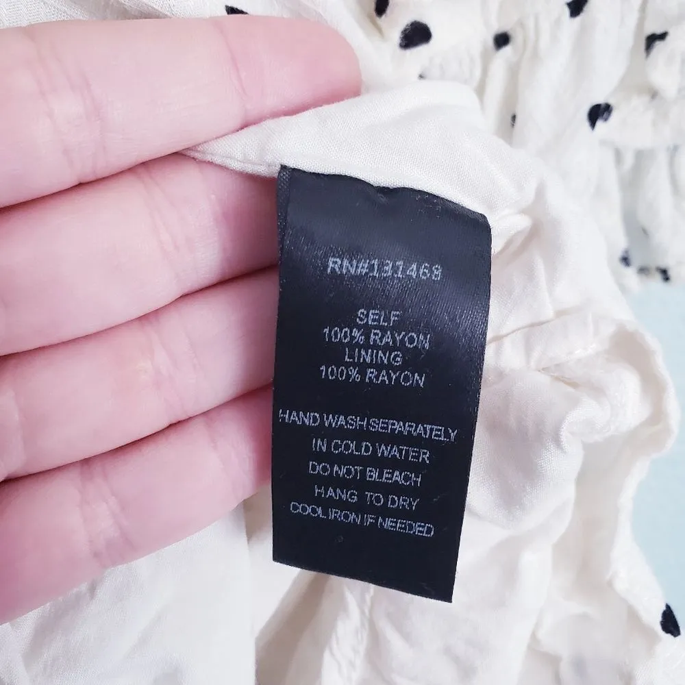 Vici Off-Shoulder Polka Dot Dress with Ruffle Sleeves - Image 5