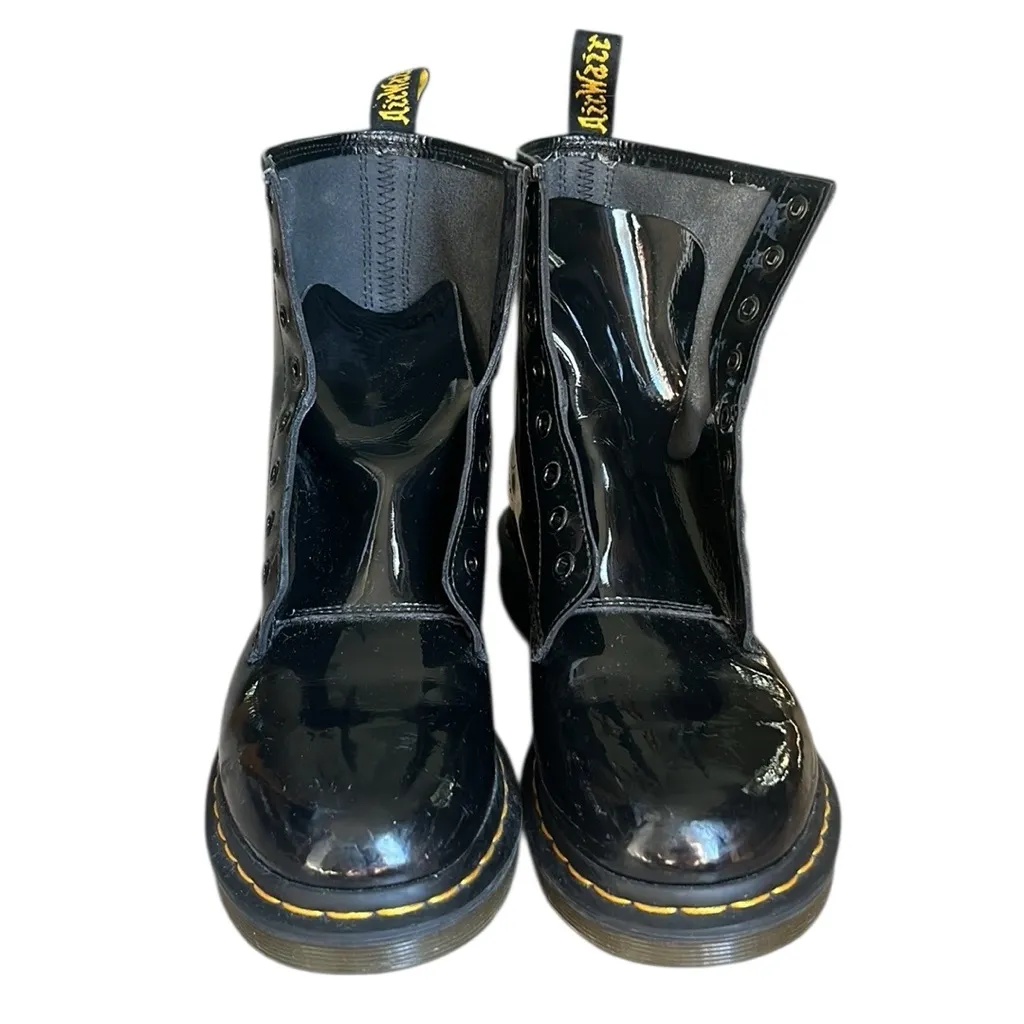 Dr. Martens Women's 1460 W Patent Leather Fashion Boot - Image 9