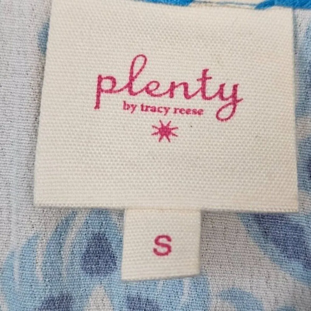 Anthropologie Plenty by Tracy Reese blue baroque motif smocked maxi dress Size S - Image 14