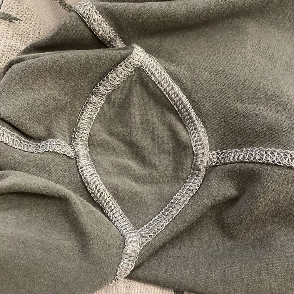 Tasc Performance Nola Cropped Grey Brush Strokes Leggings Womens Size XS - Image 9