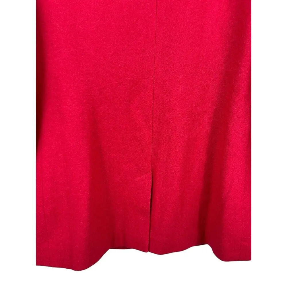 Sag Harbor Red 100% Wool Long Sleeve One Button Blazer NWT Size 24WP - Image 7