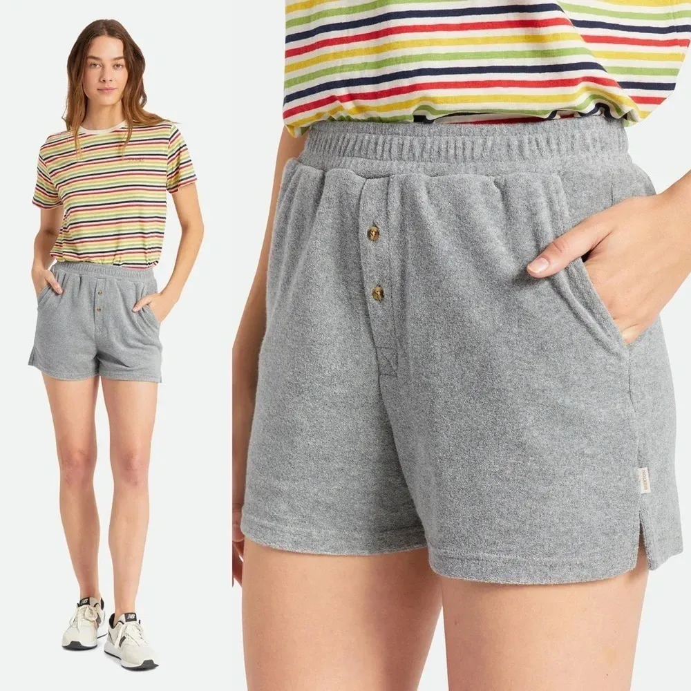 Brixton Heather Gray‎ Bella Short Size XS NWT Gray - Image 2